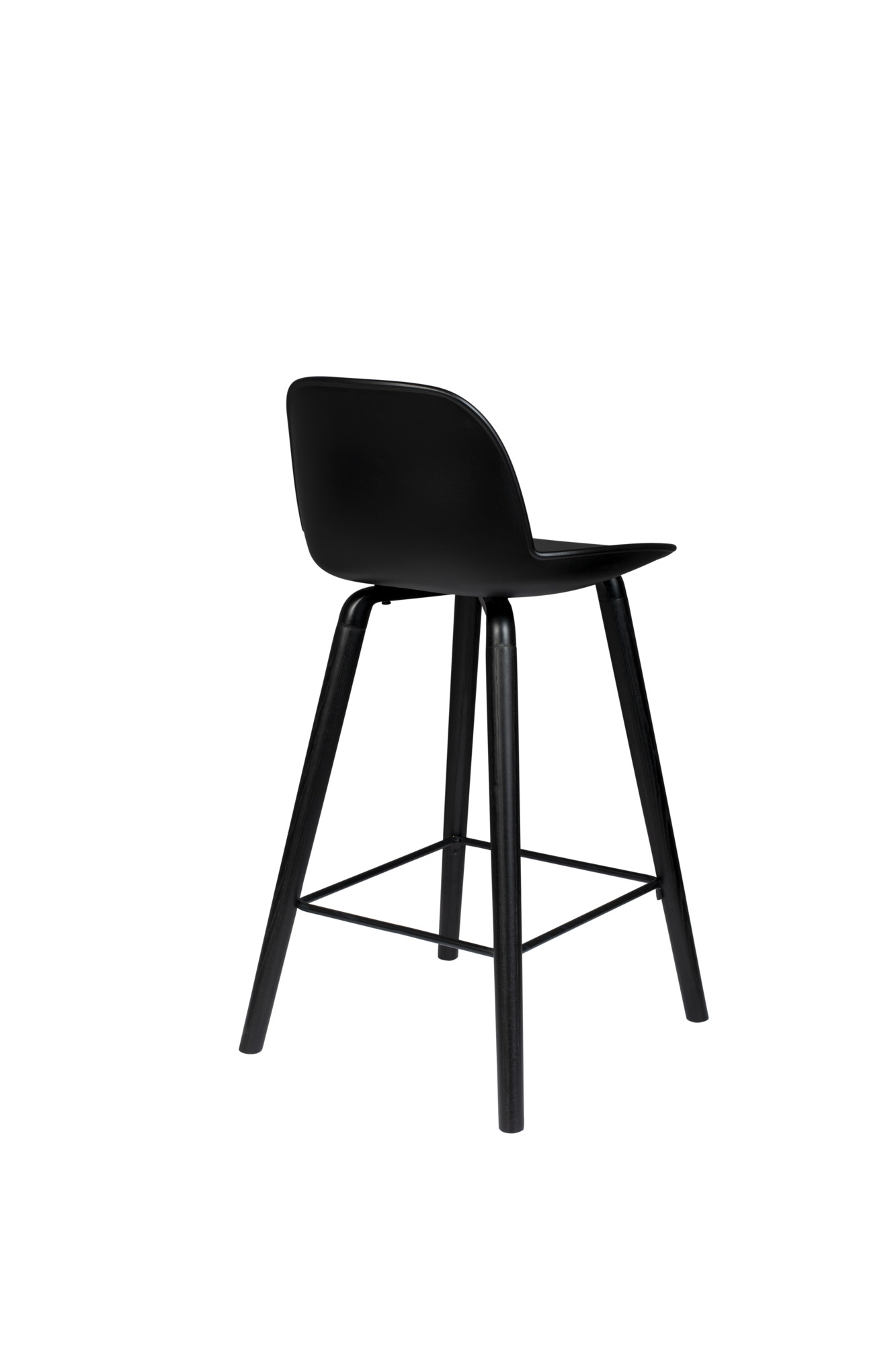 Barkruk Albert Kuip (zithoogte 75 cm) zwart - set van 2