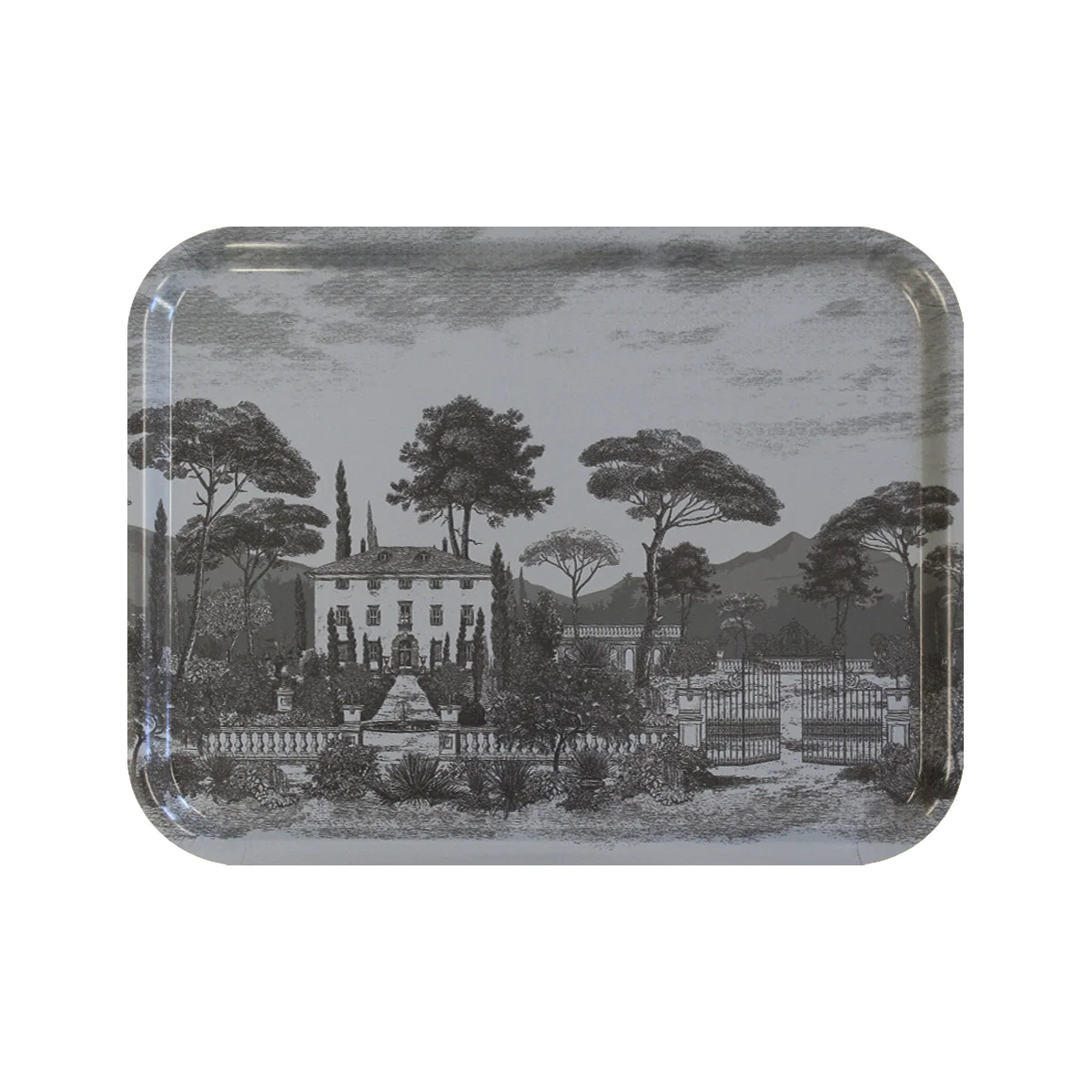 Plateau bois anthracite 33X43 Garnier Thiebaut