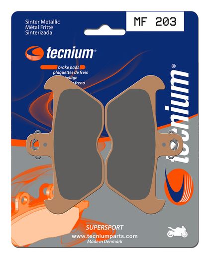 Plaquettes de freins Tecnium Performance métal fritté - MF203