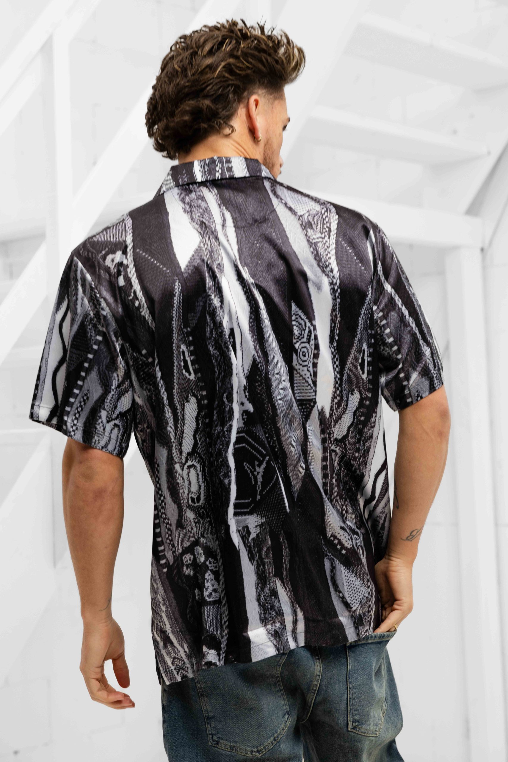 Carlo Colucci C5081 211 Shirt Heren Zwart