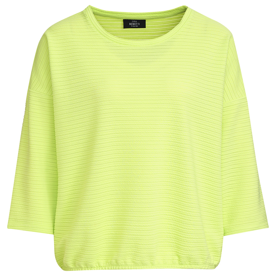 Damen Shirt mit 3/4-Ärmeln limette