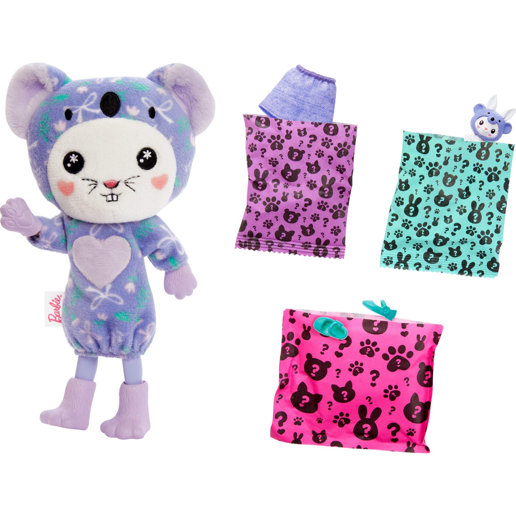 Mattel Puppe Barbie Cutie Reveal Chelsea Costume Cuties Serie - Bunny in Koala