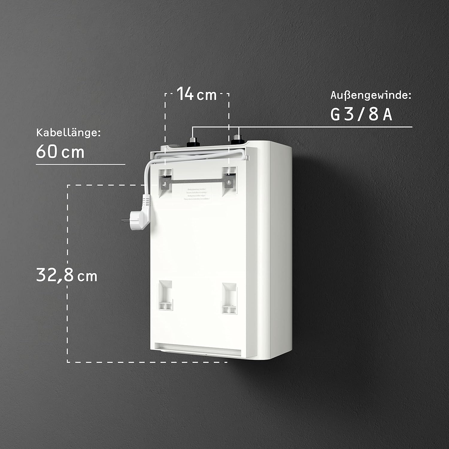 Neueste Generation: STIEBEL ELTRON Kleinspeicher SNU 5 Plus, sehr kompakt, antitropf-, thermostop-Funktion, Untertischboiler 5 Liter Niederdruck mit Stecker, 2 kW, 204972