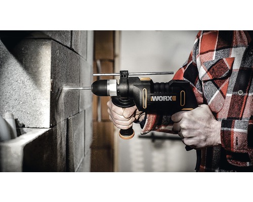 WORX 600W WX317.2 klopboormachine, inclusief koffer