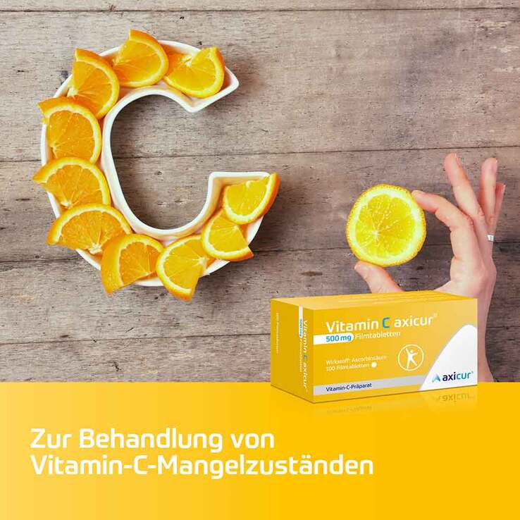 Vitamin C axicur 500 mg Filmtabletten, 100 St