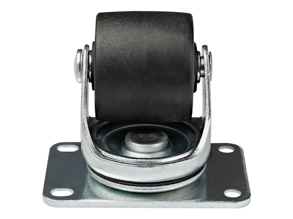 StarTech.com Heavy Duty Casters for Server Racks/Cabinets, Set of 4 Universal M6 2-inch Swivel Caster Kit, 45x75mm Pattern, Replacement Caster Wheels for 4 Post Racks, Steel/Plastic - 4-Pack Rolling Caster Kit (RKCASTER2) - Styrehjulspakke for rack -