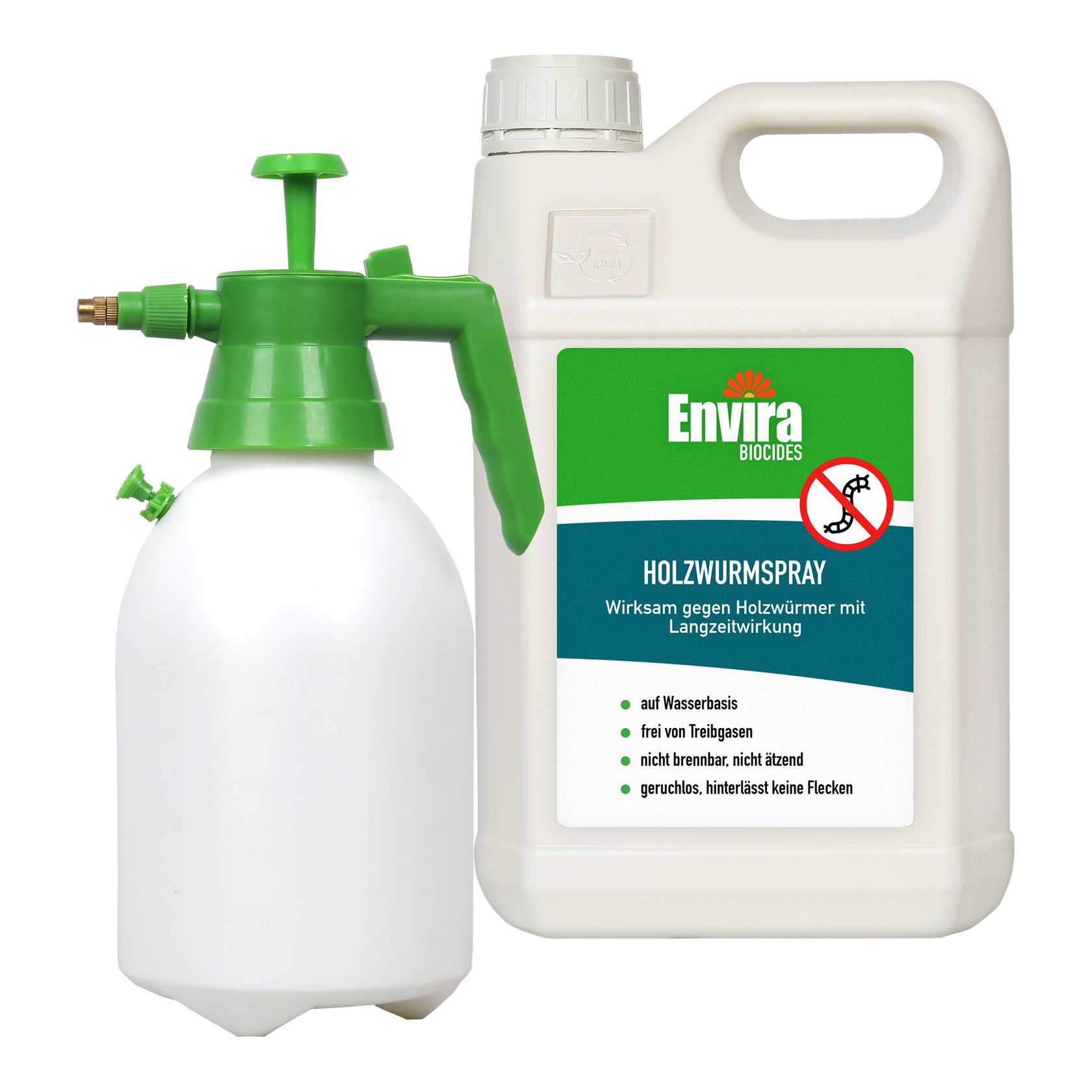 Envira Holzwurmspray mit Drucksprüher