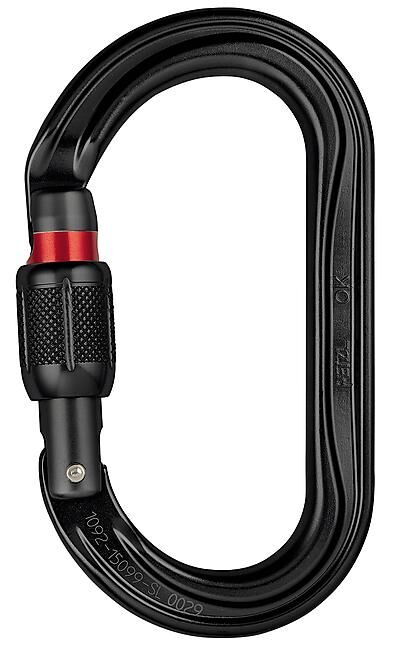 PETZL - OK SCREW LOCK INTERVENTION MOUSQUETON