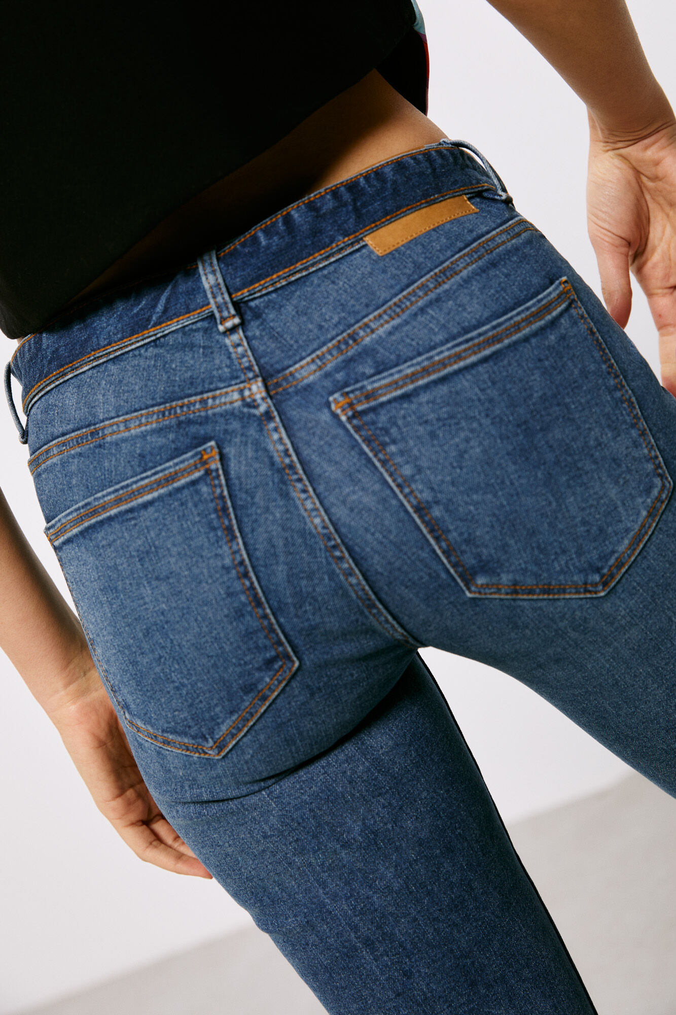 Calça jeans 0010 - azul médio