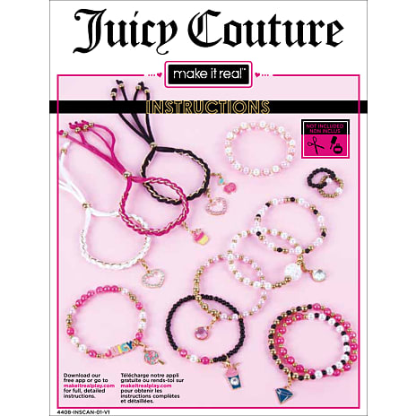 Juicy Couture armbånd - pink & precious