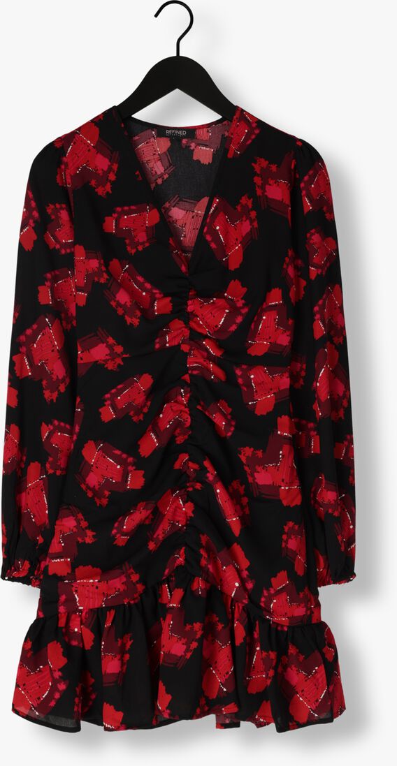 REFINED DEPARTMENT zwarte refined department mini jurk sisi
