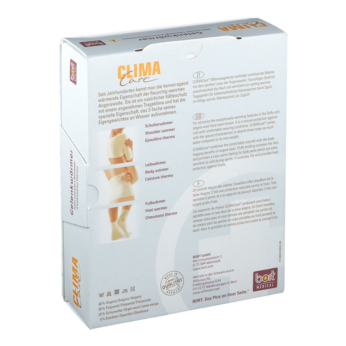 BORT CLIMACare® Gelenkwärmer Gr. L haut