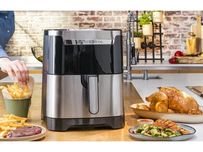 Tefal Heissluft-Fritteuse Easy Fry & Grill XXL 1.5 kg 2-in-1-Heissuftfritteuse mit Grill