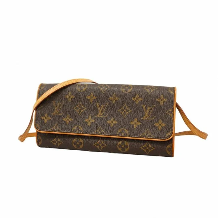 Louis Vuitton Vintage Louis Vuitton Twin Pochette Brown
