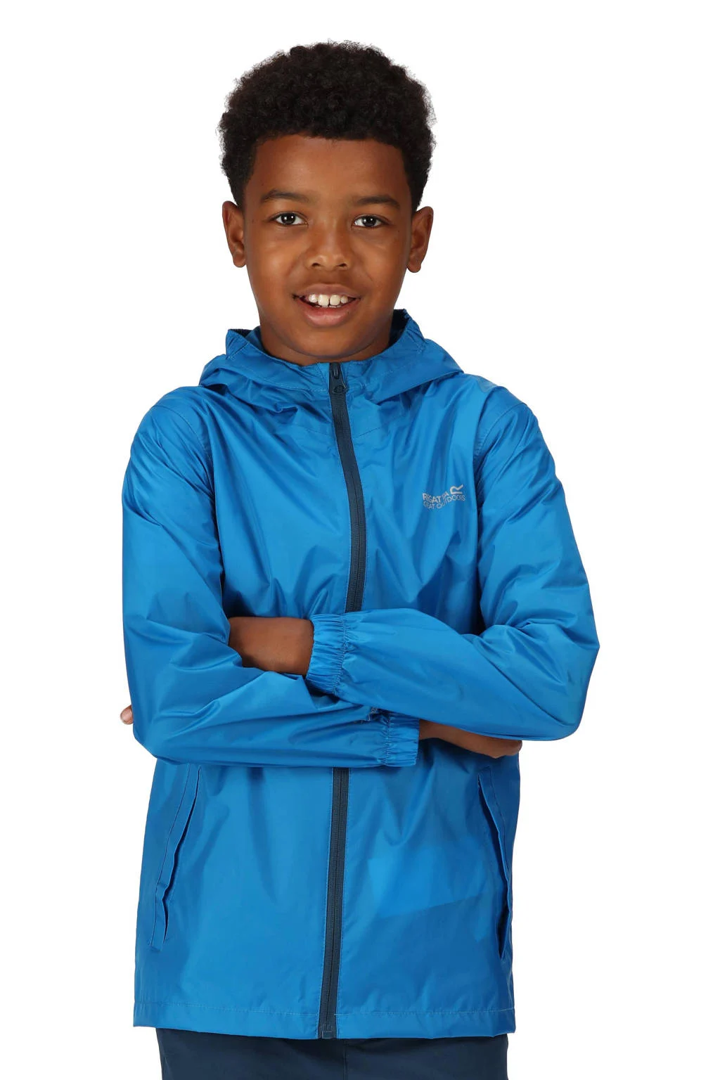 Regatta kids regenjas Pack It kobaltblauw