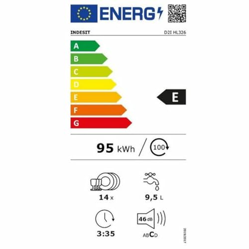 LAVE  VAISSELLE TOUT INTGRABLE 14 COUVERTS 46DB CLASSE E 5 PROGRAMMES : Gros électroménager