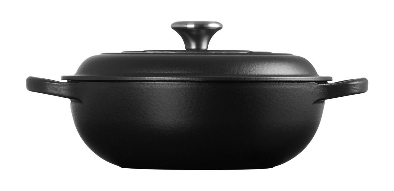 LE CREUSET Bräter 22cm Schwarz SIGNATURE