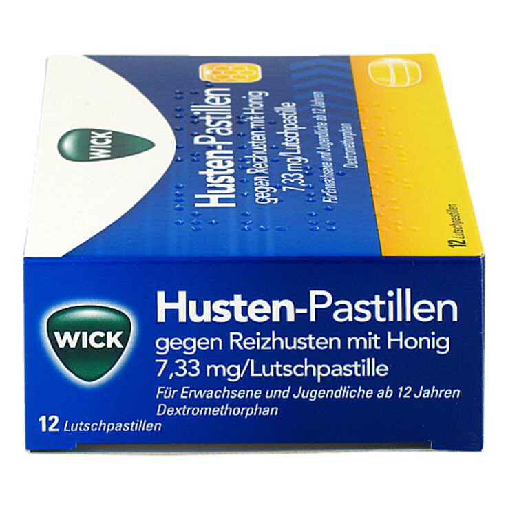 WICK Husten Pastillen gegen Reizhusten, 12 St