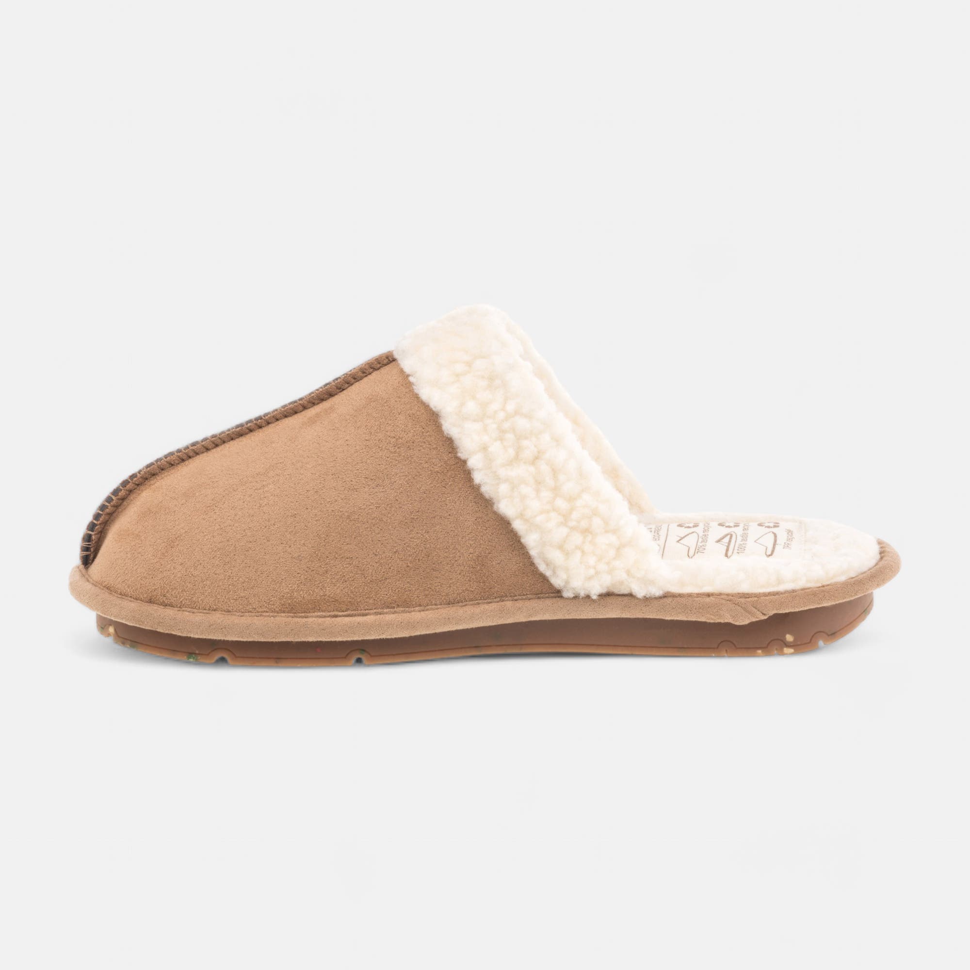 Pantoufles mules Femme cognac