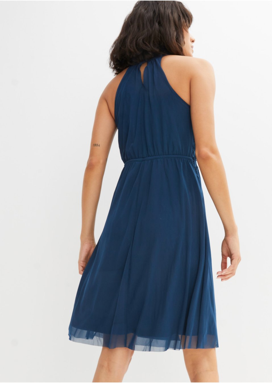 Robe en mesh avec dentelle