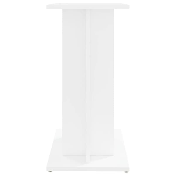 vidaXL Akvariumstativ hvit 60x30x60 cm konstruert tre