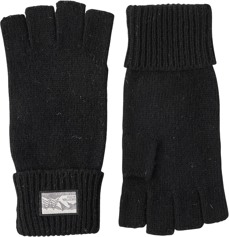 Raggwool Half Finger Black
