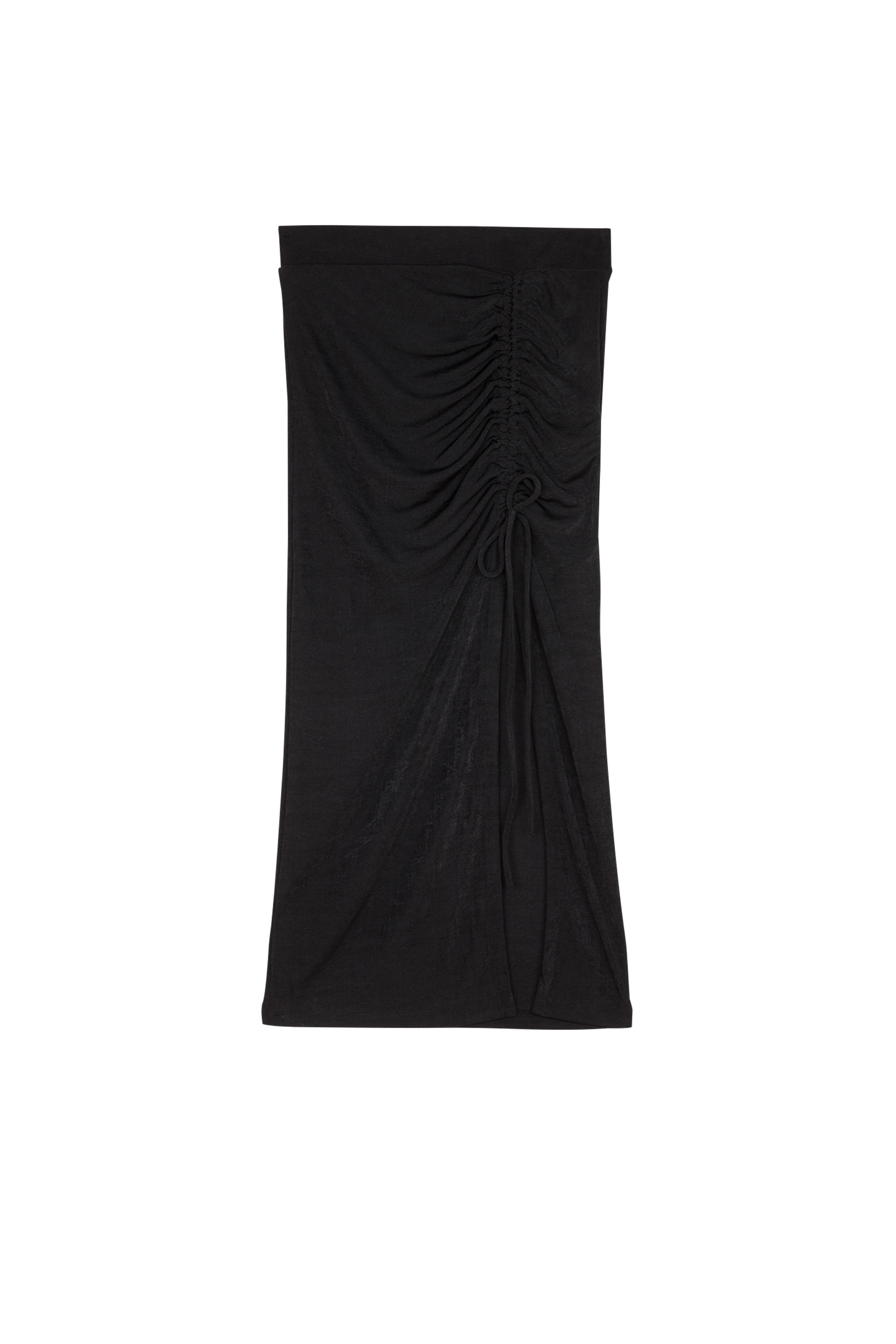 NOISY MAY Jupe NMJORDAN HW ROUCHED SKIRT LAB Noir