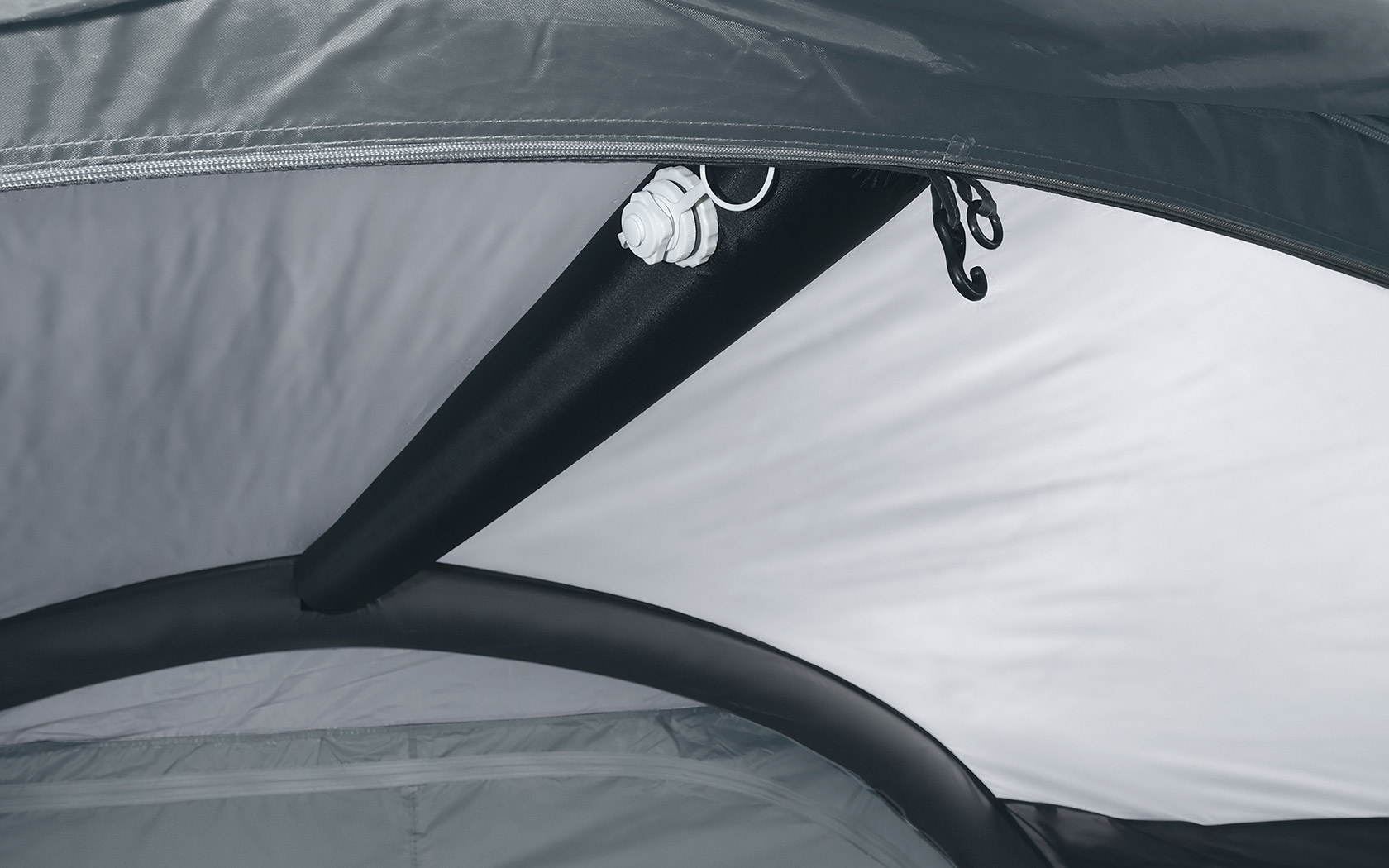 Berger aufblasbares Vorzelt Touring Easy Air mit festen Boden für Campingbus