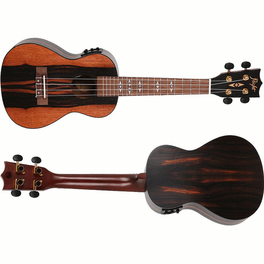 Flight Supernatural Series DUC460E elektrisch-akoestische concert ukelele met gigbag
