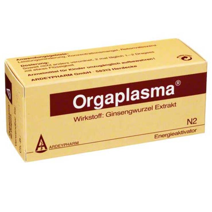Orgaplasma überzogene Tabletten, 50 St