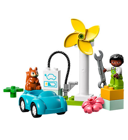 LEGO? DUPLO - Vindm?lle og elbil 10985 - 16 Dele