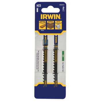 Irwin Pro decoupeerzaagblad grof U-aansluiting voor hout - 2 stuks