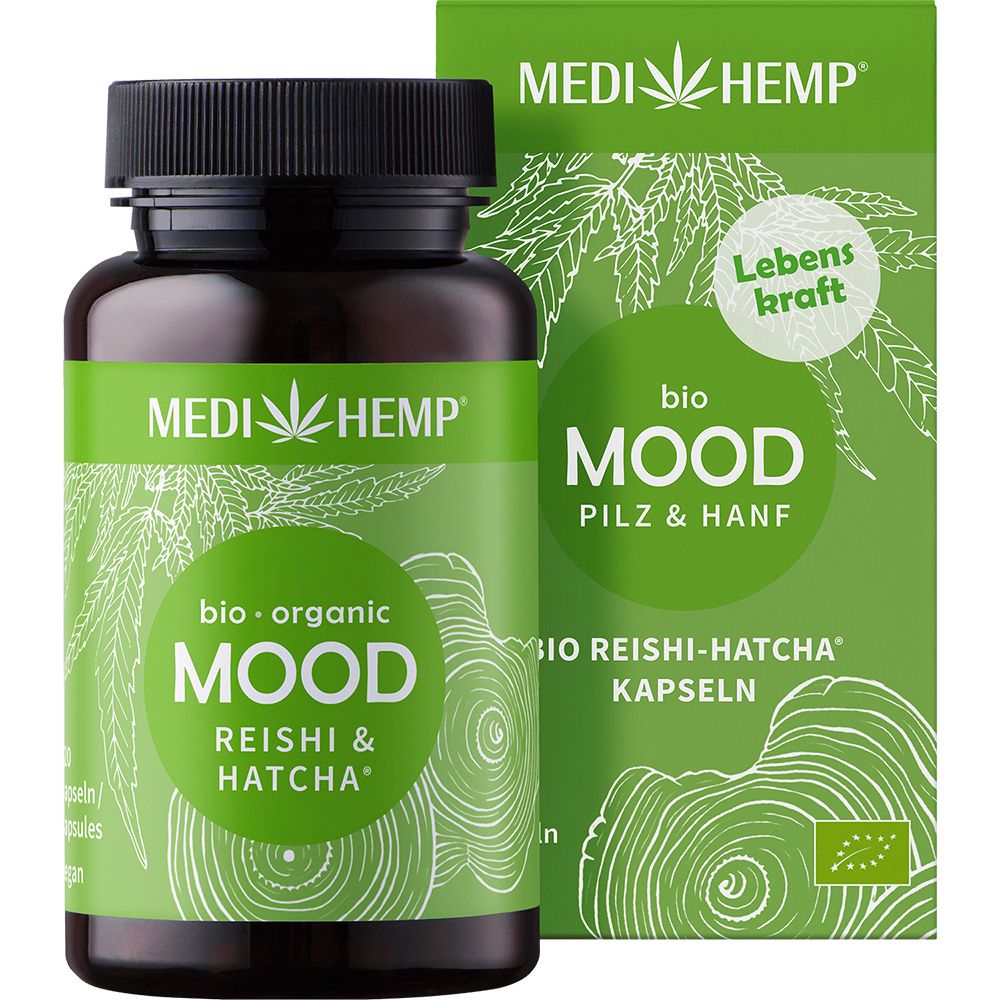 MEDIHEMP Bio MOOD Reishi-HATCHA® Kapseln