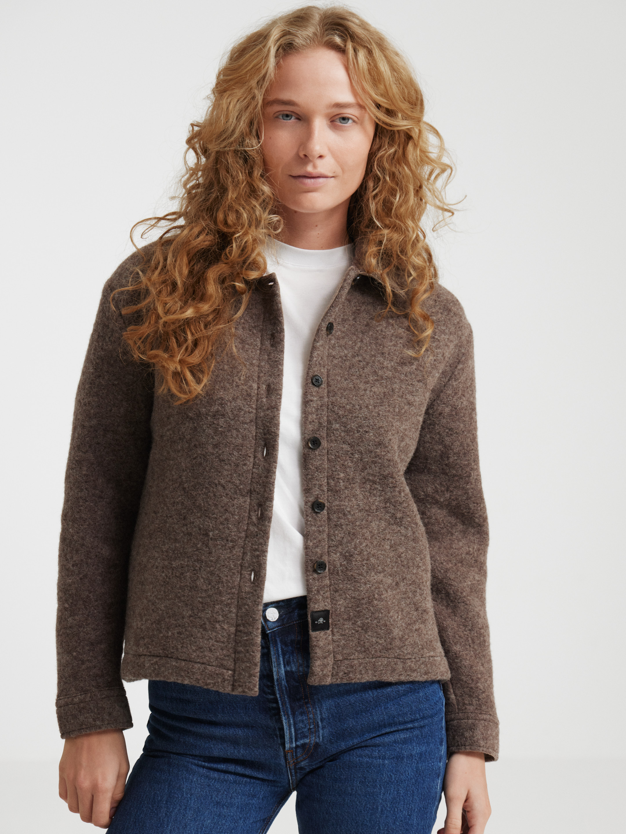 Vest in wol/katoen voor dames - Gratis Verzending