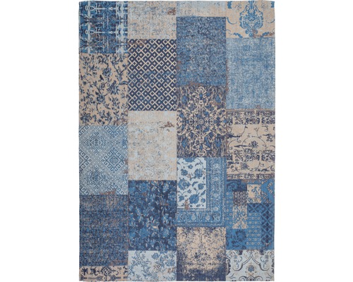 Tricot 200 blauw tapijt, 160x230 cm