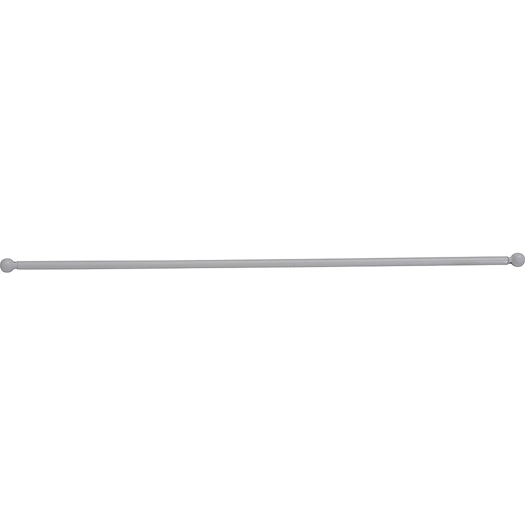 Lot de 2 tringles extensibles rondes blanches 60-80cm