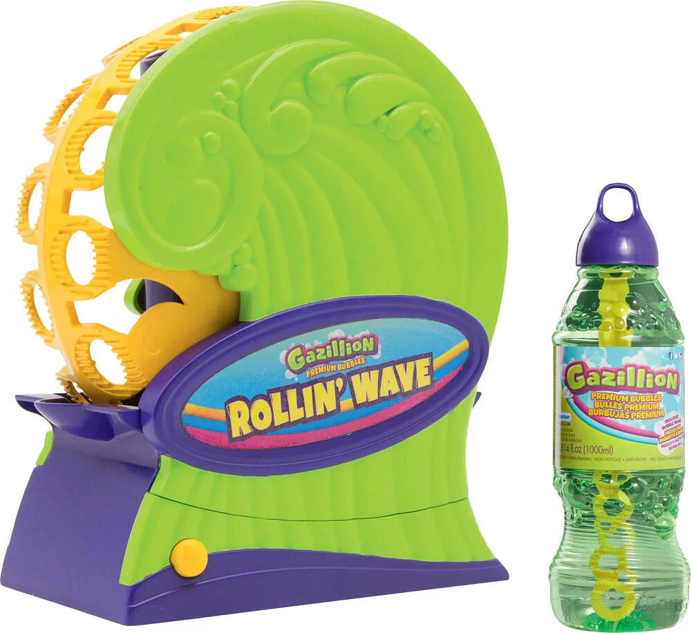 GAZILLON - PACK MACHINE A BULLES ROLLIN WAVE ET 1 L DE SOLUTION