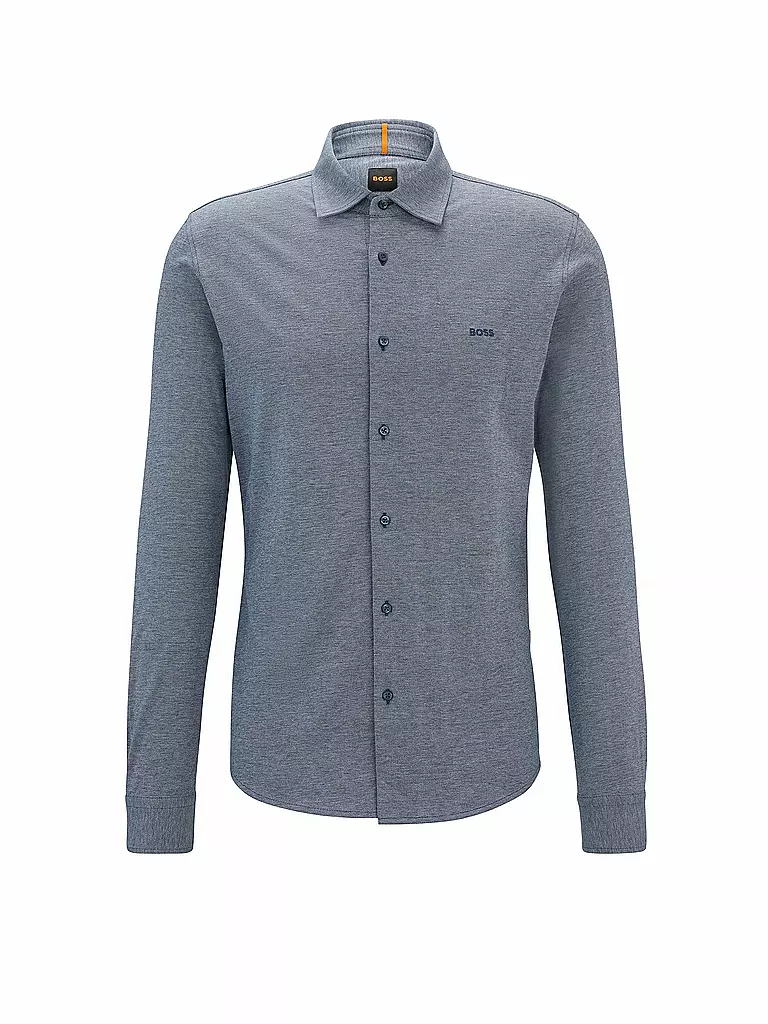 BOSS Hemd Slim Fit MYSOFT blau