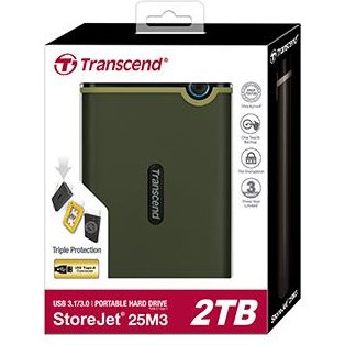Transcend StoreJet 25M3G disque dur externe 2 To 2.5