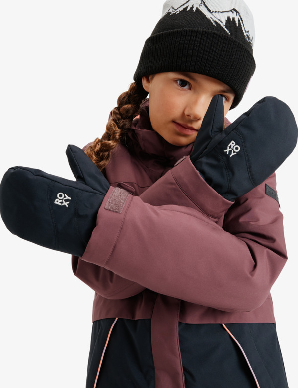Roxy Jetty Girl Solid Moufles techniques ski/snowboard Noir Fille
