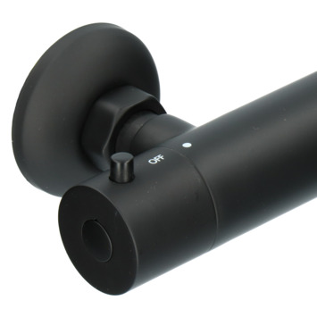 Atlantic thermostatische douchekraan Griffin Zwart 15 cm