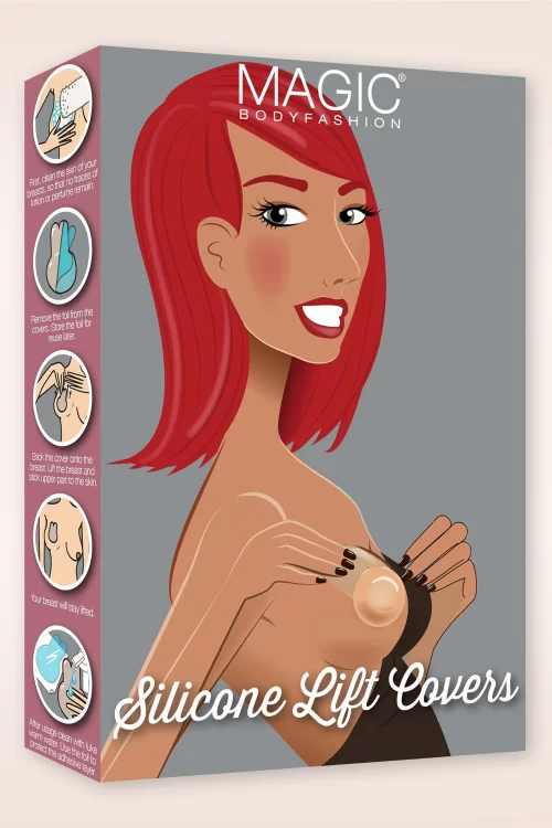MAGIC Bodyfashion Siliconen lift covers in Latte