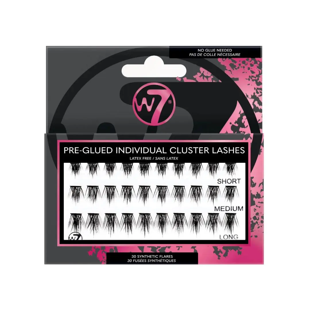 Pre-glued Individual Cluster Lashes