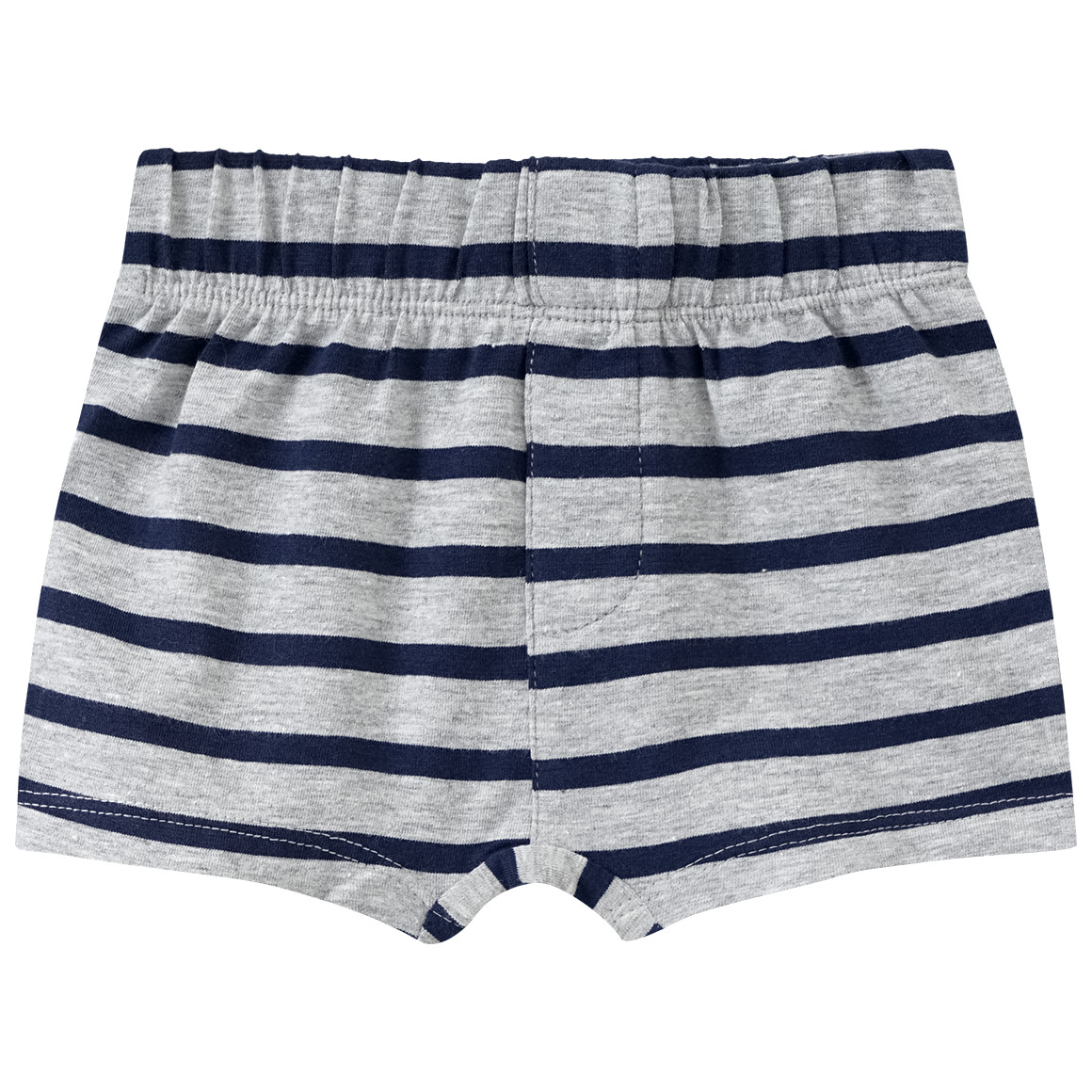 Famy 5 Baby Boxer mit Bio Baumwolle dunkelblau / hellgrau / weiss