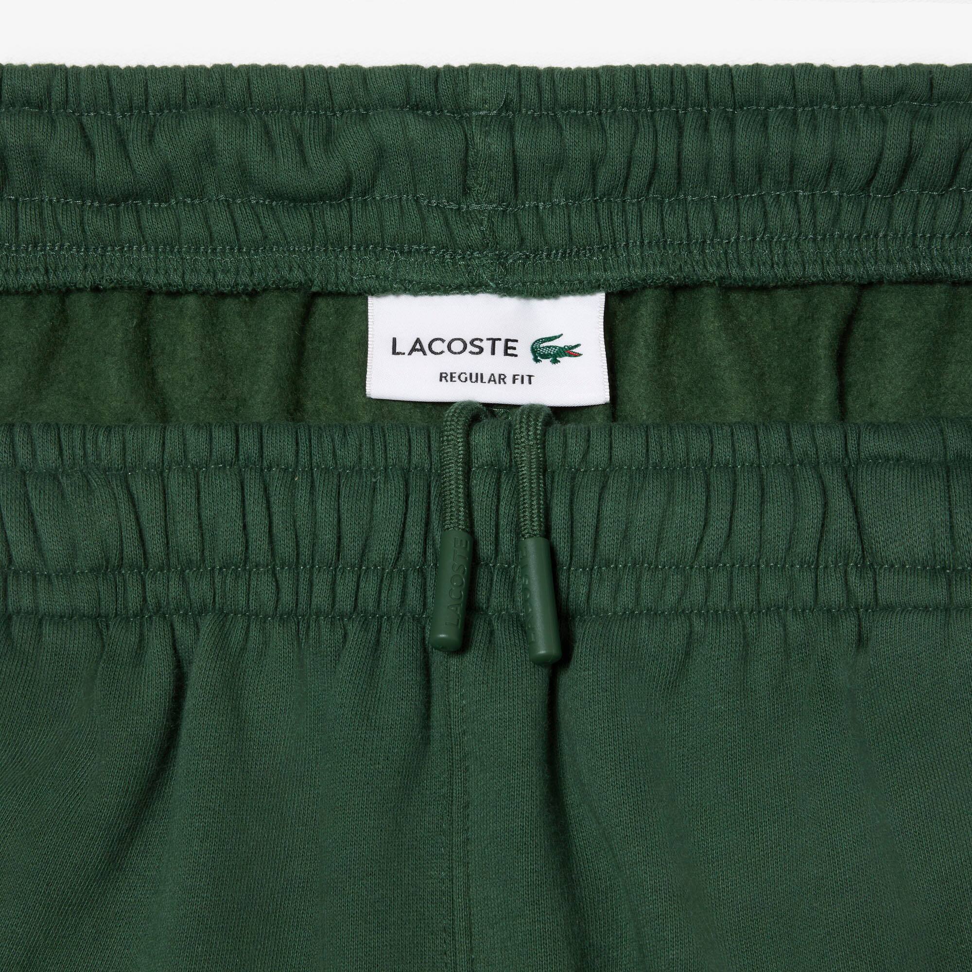 Herren LACOSTE Jogger Shorts aus Baumwoll-Flanell Bermudas - Grün - Lacoste - Herren
