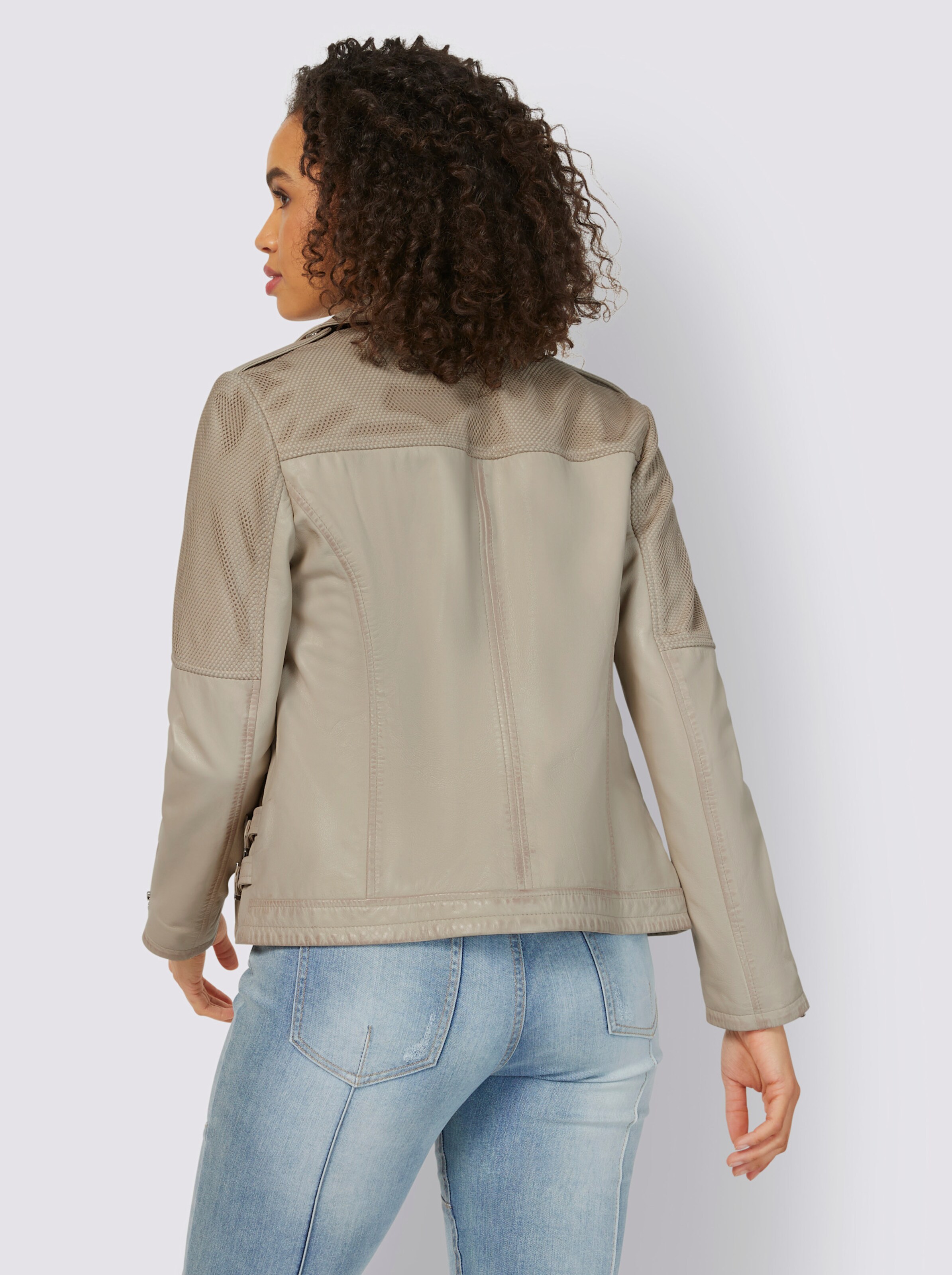 Leder-Jacke