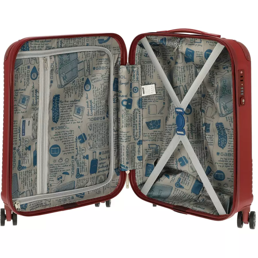 Gabol Balance - 4-Rollen-Kabinentrolley 55 cm red