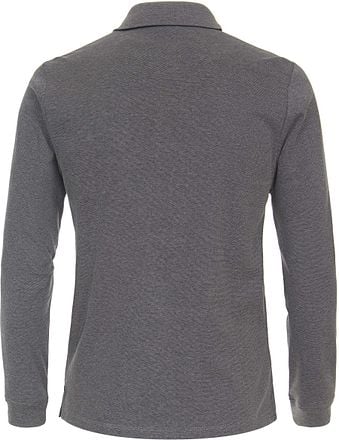 Casa Moda Polo Long Sleeves Grijs 403478000-105 kopen