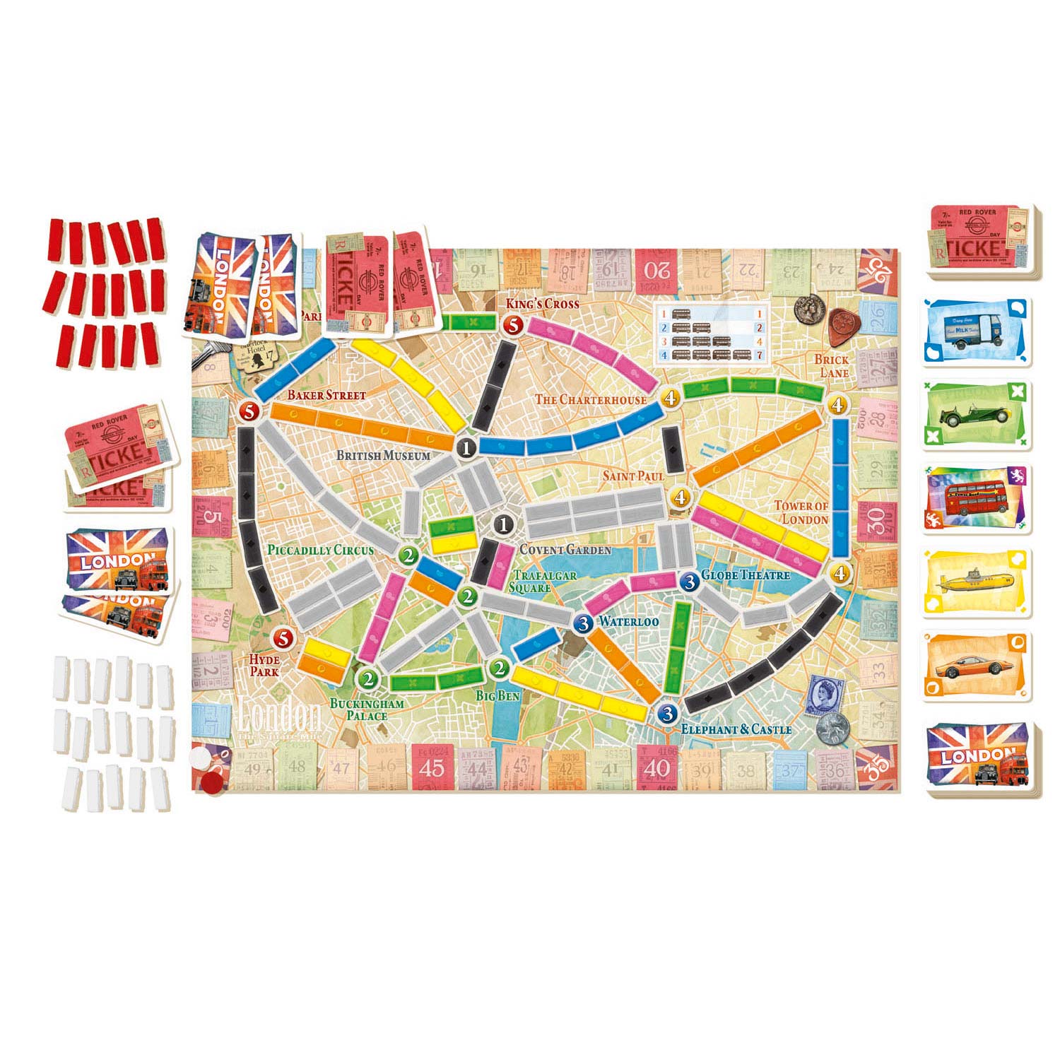 Ticket to Ride London Bordspel