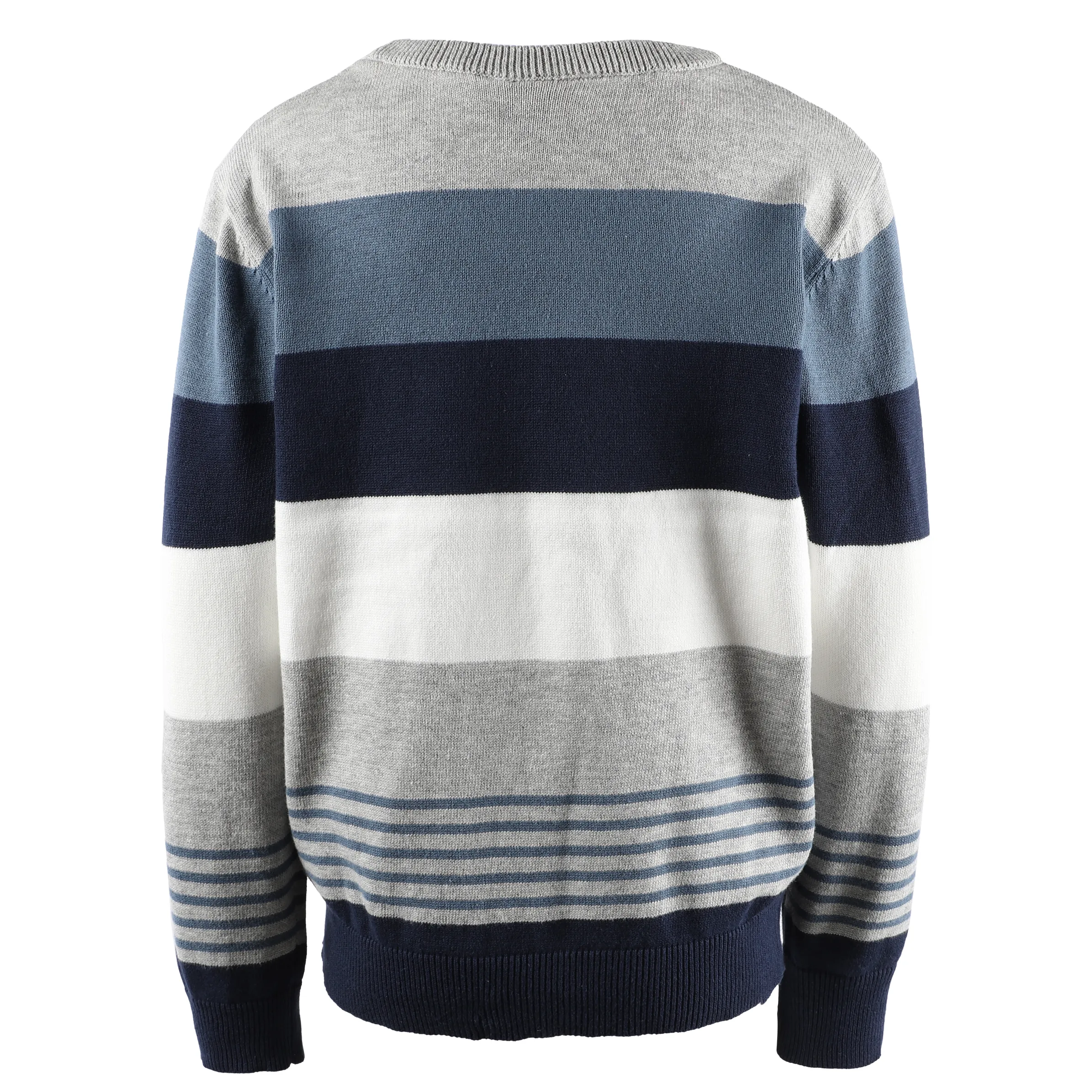 Jungen Strickpullover mit Streifen